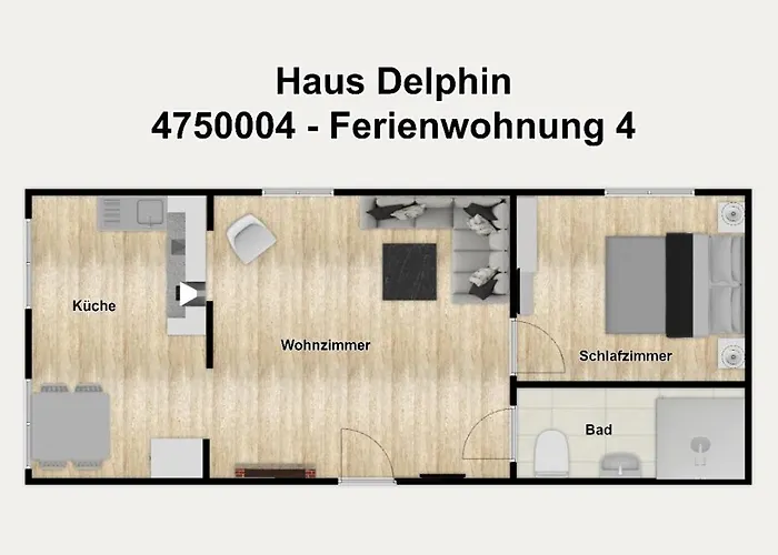 Apartman Haus Delphin 4 Borkum